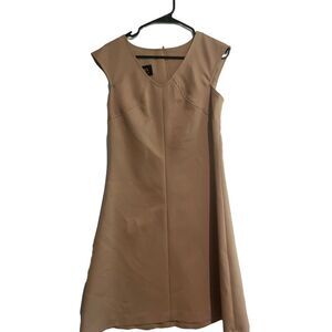 Vintage Saba Sleeveless Tan Dress